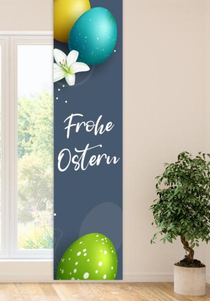 Ostergardine moderne Schiebevorhang mit Ostermotiv